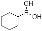 Cyclohexylboronic acid molecular structure (CAS 4441-56-9)
