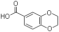 1,4-Benzodioxane-6-carboxylic acid molecular structure (CAS 4442-54-0)