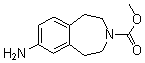 7-Amino-1,2,4,5-tetrahydro-3H-3-benzazepine-3-carboxylic acid methyl ester molecular structure (CAS 444588-24-3)
