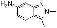 2,3-Dimethyl-6-amino-2H-indazole molecular structure (CAS 444731-72-0)