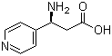 (S)-3-Amino-3-(pyridin-4-yl)propanoic acid molecular structure (CAS 444806-04-6)