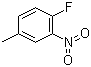 4-氟-3-硝基甲苯分子结构 (CAS 446-11-7)
