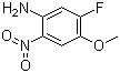 structure of CAS# 446-20-8, 5-Fluoro-4-methoxy-2-nitroaniline;4-Amino-2-fluoro-5-nitroanisole; NSC 1133