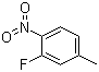 structure of CAS# 446-34-4, 3-Fluoro-4-nitrotoluene;2-fluoro-4-methyl-1-nitrobenzene