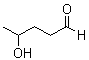 4-羟基戊醛分子结构 (CAS 44601-24-3)