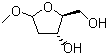 结构式 CAS# 446251-73-6, 甲基-2-脱氧-L-赤式戊呋喃糖
