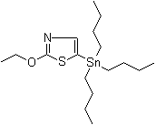 2-Ethoxy-5-(tributylstannyl)thiazole molecular structure (CAS 446285-61-6)