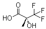 (R)-2-羟基-2-甲基-3,3,3-三氟丙酸分子结构 (CAS 44864-47-3)