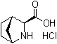 (1R,3S,4S)-2-氮杂双环[2.2.1]庚烷-3-羧酸盐酸盐分子结构 (CAS 448949-65-3)