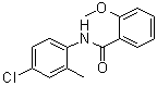 结构式 CAS# 449155-88-8, N-(4-氯-2-甲基苯基)-2-甲氧基苯甲酰胺