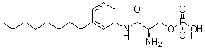(2R)-2-Amino-N-(3-octylphenyl)-3-(phosphonooxy)-propanamide molecular structure (CAS 449173-19-7)
