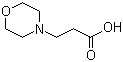 3-(4-Morpholinyl)propanoic acid molecular structure (CAS 4497-04-5)