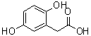 Homogentisic acid molecular structure (CAS 451-13-8)