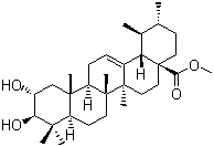 Methyl corosolate molecular structure (CAS 4518-70-1)