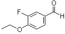 结构式 CAS# 452-00-6, 4-乙氧基-3-氟苯甲醛