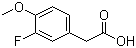 structure of CAS# 452-14-2, 3-Fluoro-4-methoxyphenylacetic acid