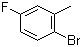 2-Bromo-5-fluorotoluene molecular structure (CAS 452-63-1)
