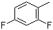 2,4-Difluorotoluene molecular structure (CAS 452-76-6)