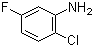 2-氯-5-氟苯胺分子结构 (CAS 452-83-5)