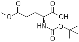 Boc-L-glutamic acid 5-methyl ester molecular structure (CAS 45214-91-3)