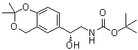 tert-Butyl (2R)-N-(2-(2,2-dimethyl-4H-1,3-benzodioxin-6-yl)-2-hydroxyethyl)carbamate molecular structure (CAS 452339-72-9)