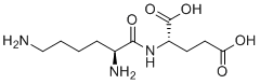 structure of CAS# 45234-02-4, Lysylglutamic acid;(2S)-2-[[(2S)-2,6-diaminohexanoyl]amino]pentanedioic acid