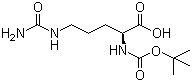 Boc-L-citrulline molecular structure (CAS 45234-13-7)