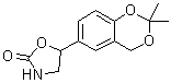 5-(2,2-Dimethyl-4H-1,3-benzodioxin-6-yl)-1,3-oxazolidin-2-one molecular structure (CAS 452340-96-4)