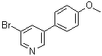 结构式 CAS# 452972-07-5, 5-(4-甲氧基苯基)-3-溴吡啶