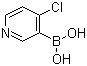 4-Chloropyridine-3-boronic acid molecular structure (CAS 452972-10-0)
