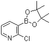 结构式 CAS# 452972-11-1, 2-氯吡啶-3-硼酸频哪醇酯