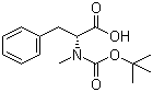 structure of CAS# 4530-18-1, N-Methyl-Boc-D-phenylalanine;Boc-N-Me-Phe-OH