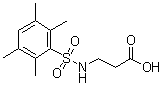 N-[(2,3,5,6-Tetramethylphenyl)sulfonyl]-beta-alanine molecular structure (CAS 453581-60-7)