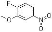 结构式 CAS# 454-16-0, 2-氟-5-硝基苯甲醚