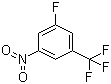 3-氟-5硝基三氟甲苯分子结构 (CAS 454-73-9)