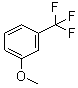 3-(Trifluoromethyl)anisole molecular structure (CAS 454-90-0)