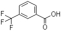 3-三氟甲基苯甲酸分子结构 (CAS 454-92-2)