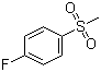 structure of CAS# 455-15-2, 4-Fluorophenyl methyl sulphone;1-Fluoro-4-(methylsulphonyl)benzene