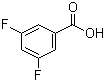 structure of CAS# 455-40-3, 3,5-Difluorobenzoic acid