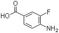 structure of CAS# 455-87-8, 4-Amino-3-fluorobenzoic acid