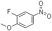 结构式 CAS# 455-93-6, 2-氟-4-硝基苯甲醚