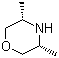 结构式 CAS# 45597-00-0, 顺式-3,5-二甲基吗啉