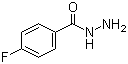 4-氟苯甲酰肼分子结构 (CAS 456-06-4)