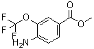结构式 CAS# 457097-93-7, 4-氨基-3-三氟甲氧基苯甲酸甲酯