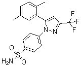 2,5-二甲基塞来考昔分子结构 (CAS 457639-26-8)