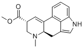 甲基9,10-二去氢-6-甲基麦角灵-8beta-羧酸酯分子结构 (CAS 4579-64-0)
