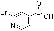 结构式 CAS# 458532-94-0, 2-溴吡啶-4-硼酸