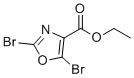 Ethyl 2,5-dibromo-1,3-oxazole-4-carboxylate molecular structure (CAS 460081-22-5)