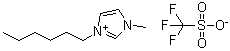 1-Methyl-3-hexylimidazolium trifluoromethylsulfonate molecular structure (CAS 460345-16-8)