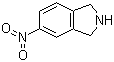 结构式 CAS# 46053-72-9, 5-硝基-2,3-二氢-1H-异吲哚